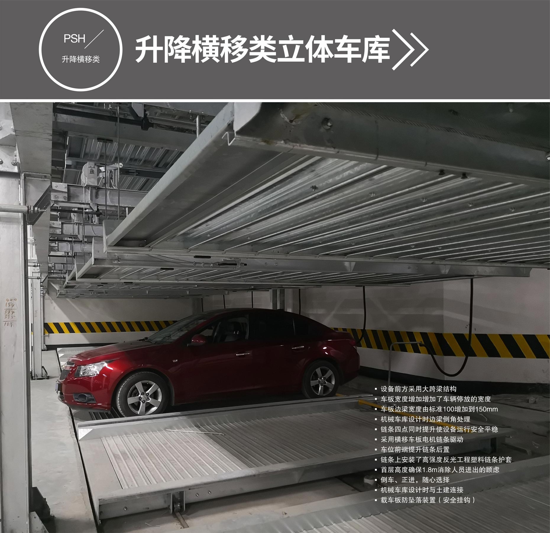 雙柱簡易類午夜精品一区二区网站成人位安裝升降橫移式立體車庫